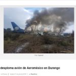 Aeroméxico Durango Ruta noticias