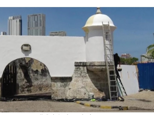 Pintar las murallas de Cartagena Ruta Noticias