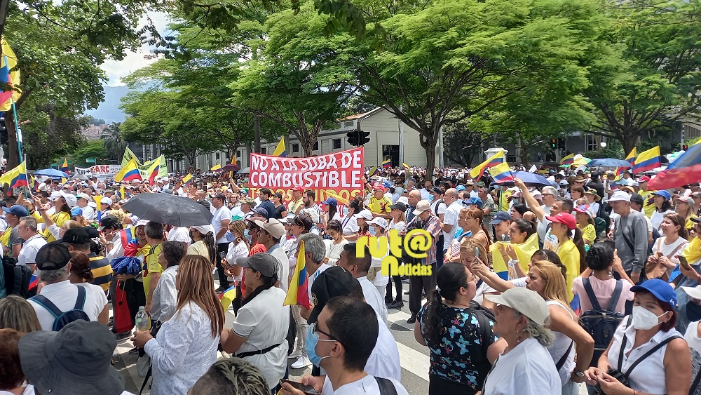 marcha contra Gustavo Petro Ruta Noticias