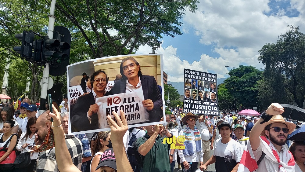 marcha contra Gustavo Petro Ruta Noticias