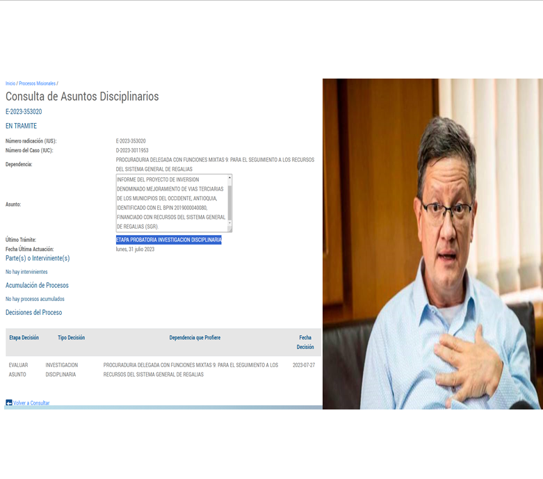 investigación disciplinaria a Luis Fernando Suárez Ruta Noticias