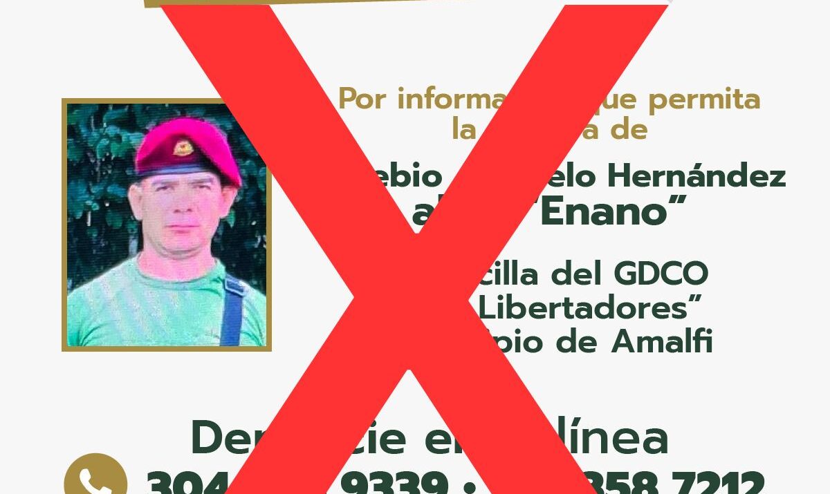 alias el enano guerrillero Ruta Noticias