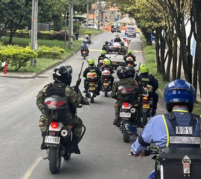 Caravanas de la seguridad en el Valle de Aburrá Ruta Noticias