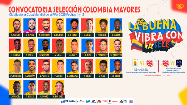 Selección Colombia convocó calendario de competiciones de las Selecciones Colombia en 2025 boletas para el partido entre la Selección Colombia y la de Paraguay Ruta Noticias