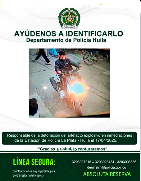 terrorista que activó la motobomba en el Huila Ruta Noticias