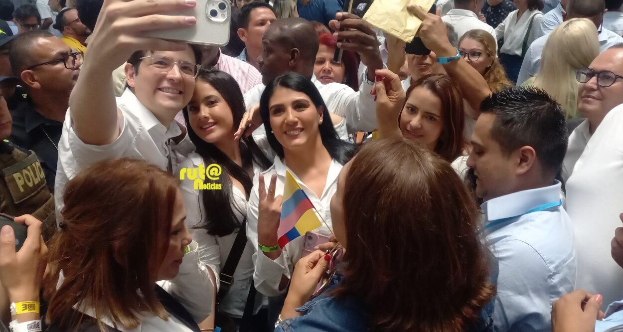 Miguel Uribe en Medellín Ruta Noticias
