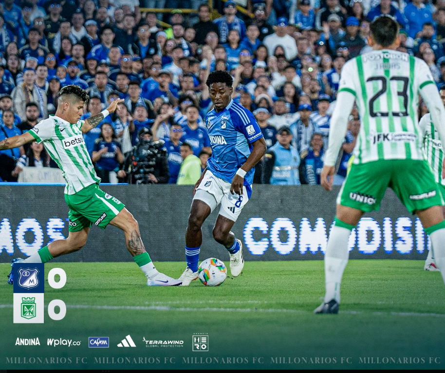 Millonarios empató 0 a 0 con Nacional y aun así es líder de la Liga ...