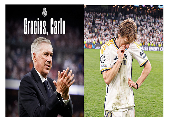 Carlo Ancelotti y Luka Modric Ruta Noticias