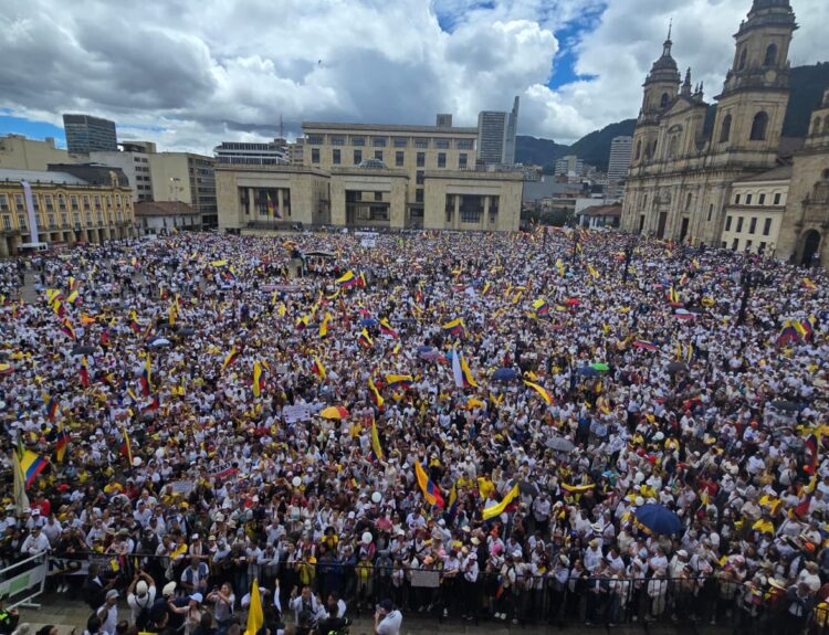 Marcha contra Gustavo Petro Ruta Noticias