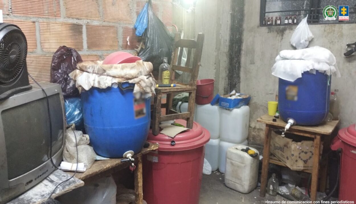 familia adulteraba whisky, vodka, aguardiente y ron Ruta Noticias