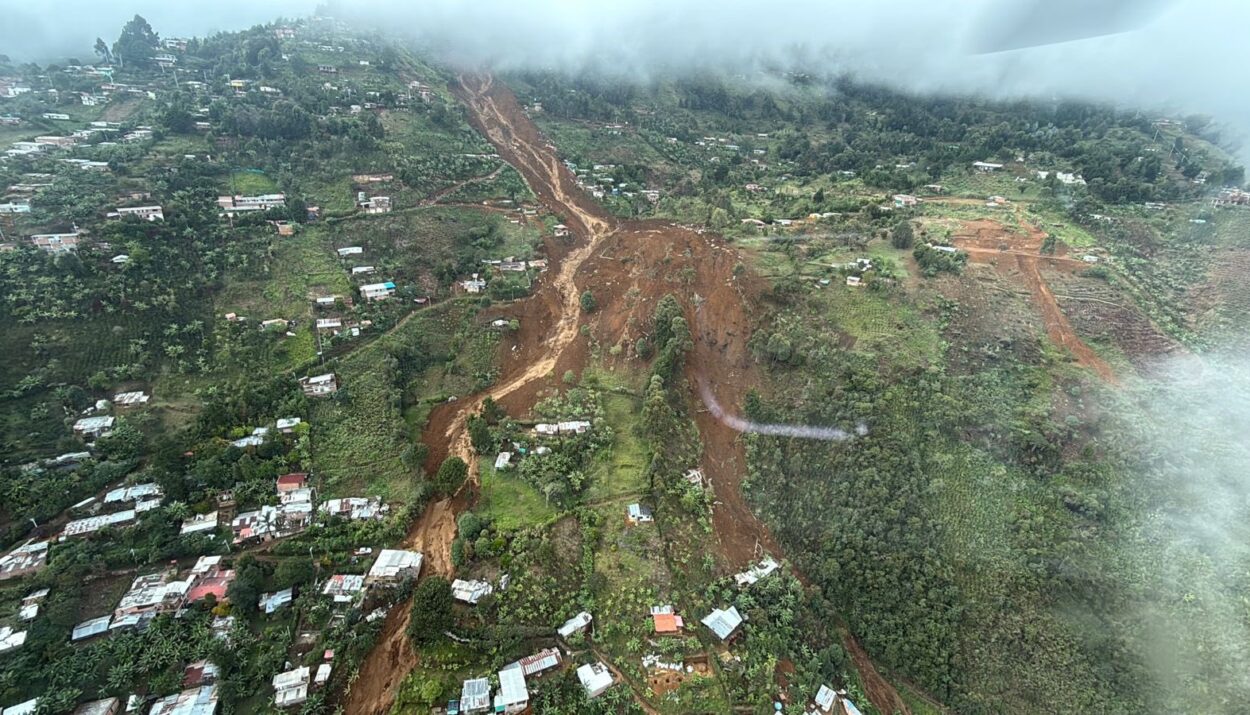 movimiento en masa en Granizal y Santo Domingo Ruta Noticias