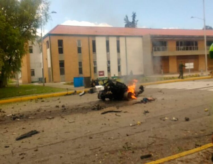 Atentado a al Escuela de Cadetes General Santander Ruta Noticias