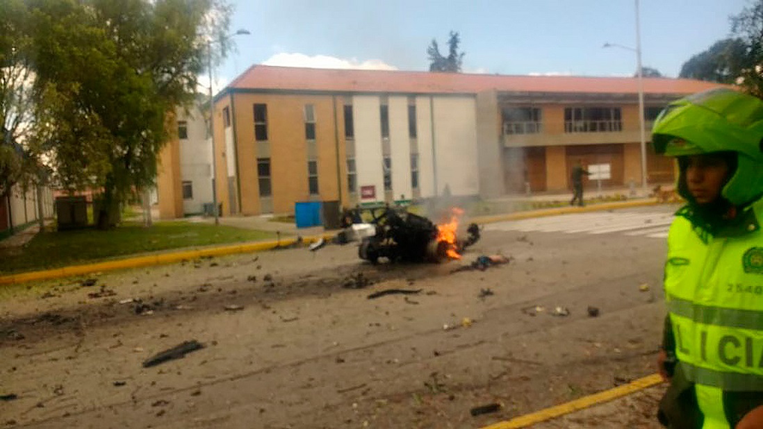Atentado a al Escuela de Cadetes General Santander Ruta Noticias