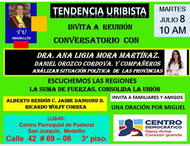 Ana Ligia Mora Centro Democrático Ruta Noticias