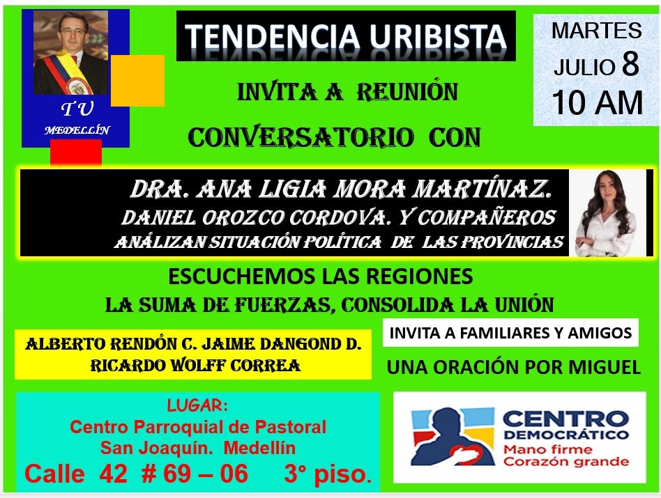 Ana Ligia Mora Centro Democrático Ruta Noticias