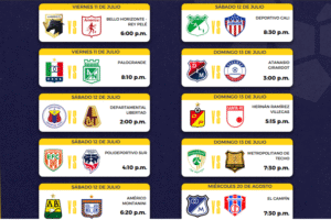 Programación de la Liga BetPlay Dimayor Ruta Noticias