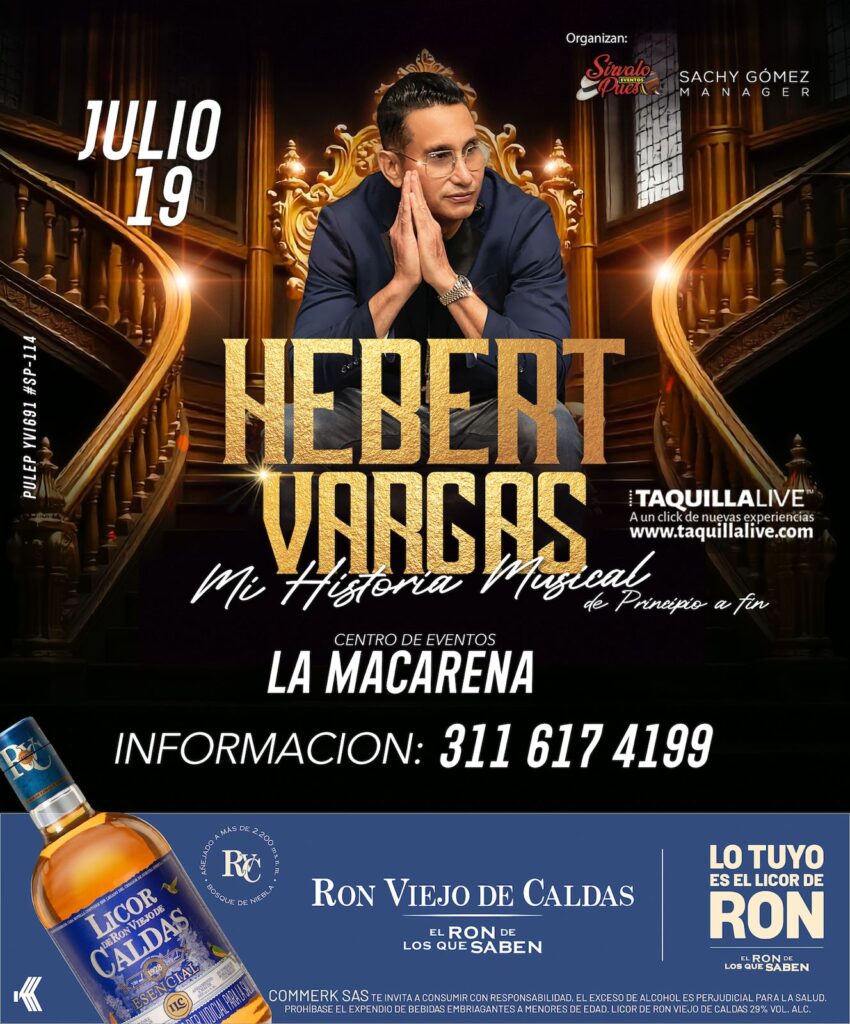 Hebert Vargas estará en Medellín Sábado Ruta Noticias