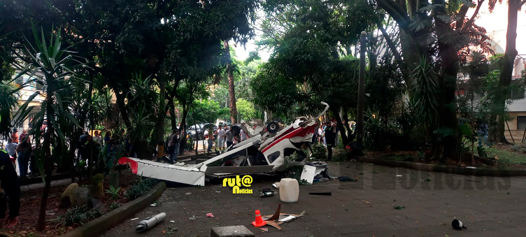 Accidente de una avioneta en Medellín Ruta Noticias