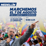Marcha de la solidaridad con Álvaro Uribe Ruta Noticias