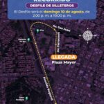Recorrido del Desfile de Silleteros 2025