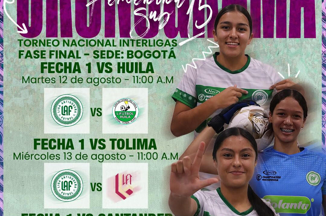 Selección Antioquia de Fútbol Femenina Sub 15 Ruta Noticias