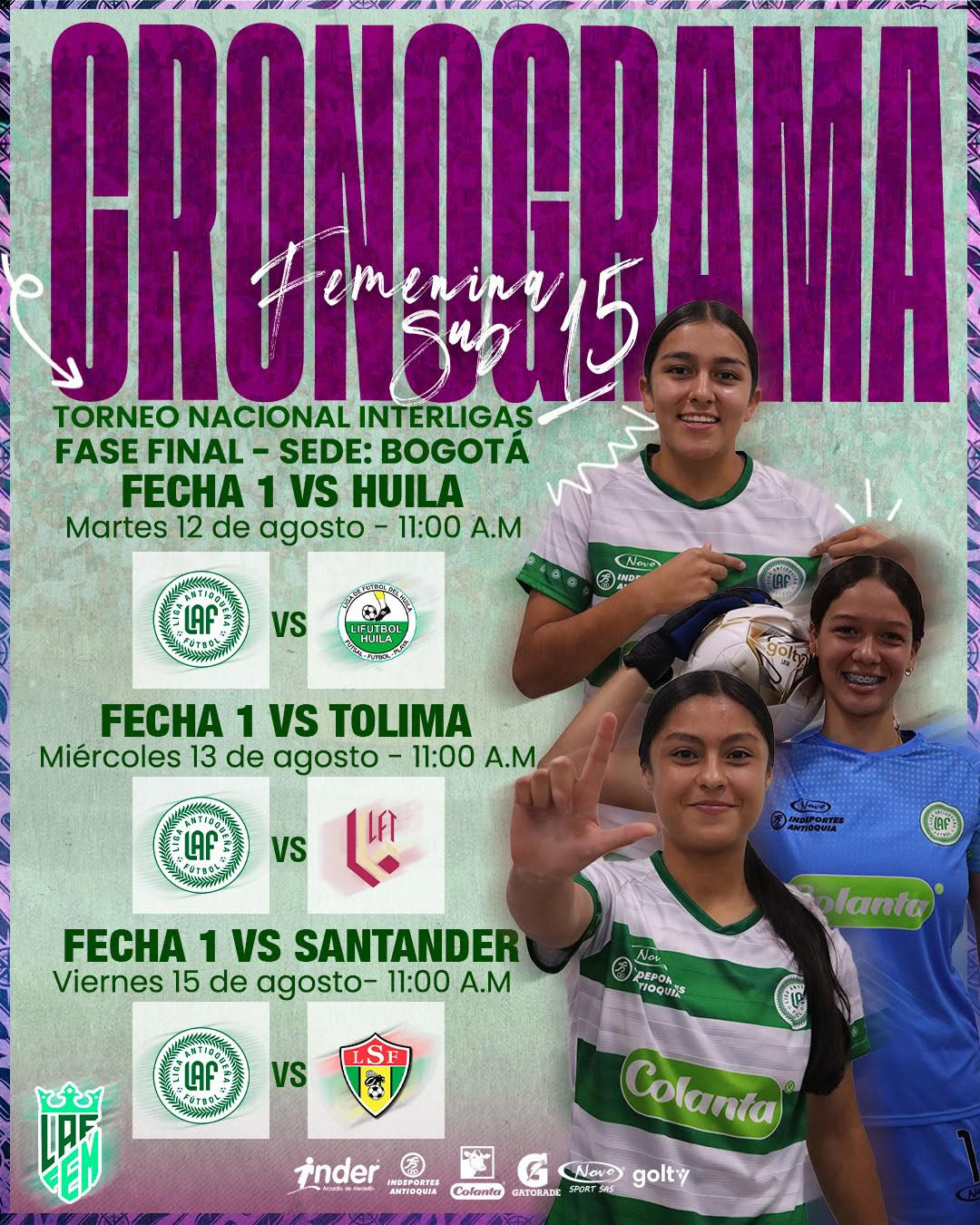 Selección Antioquia De Fútbol Femenina Sub 15 Va Por Otro Título Ruta