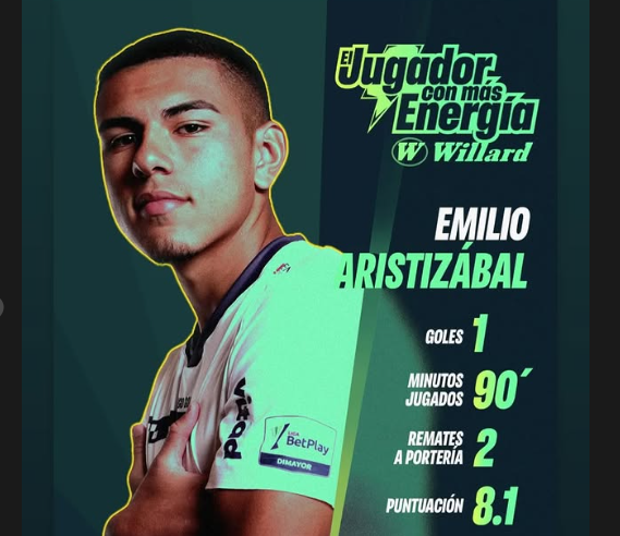 Fortaleza marcó Emilio Aristizábal Ruta Noticias