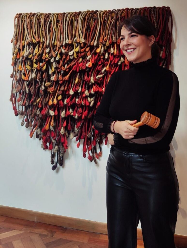 Charlotte Pieri la Casa de Subastas Bogotá Auctions Timothy Ruta Noticias