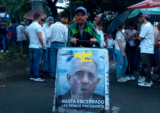 Marcha en apoyo a Álvaro Uribe y a Colombia Ruta Noticias