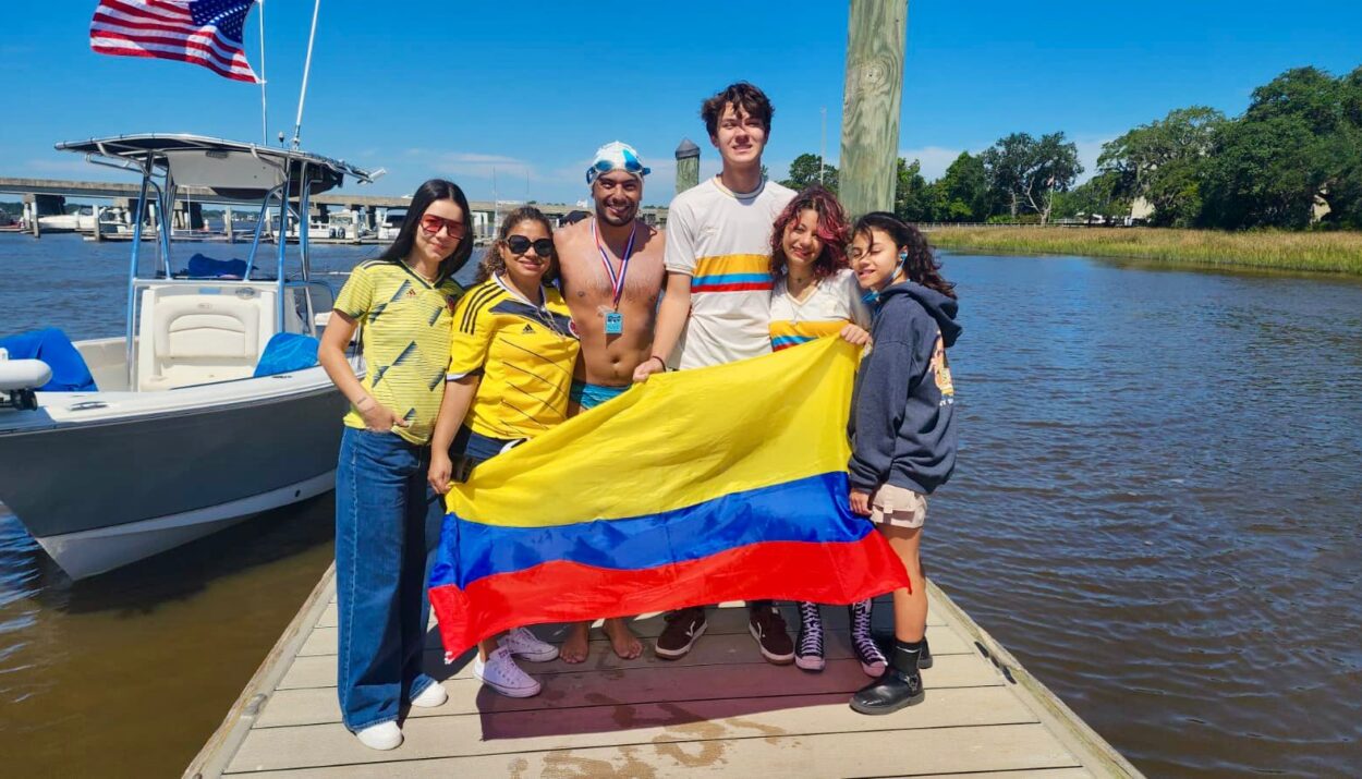 nadador Colombiano Jorge Iván del Valle Ruta Noticias