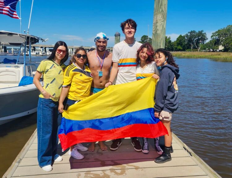 nadador Colombiano Jorge Iván del Valle Ruta Noticias