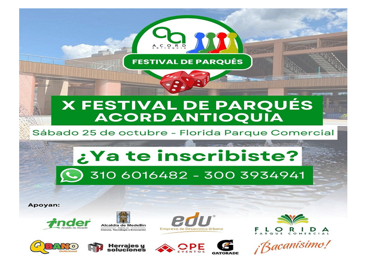 Festival de Parqués Acord Antioquia Ruta Noticias
