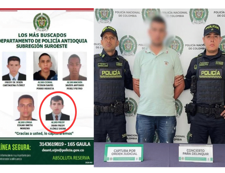 John Fredy Flórez, alias Fredy banda los salachos Ruta Noticias