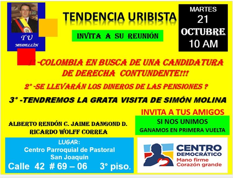 Colombia en busca de una candidatura de derecha contundente Ruta Noticias