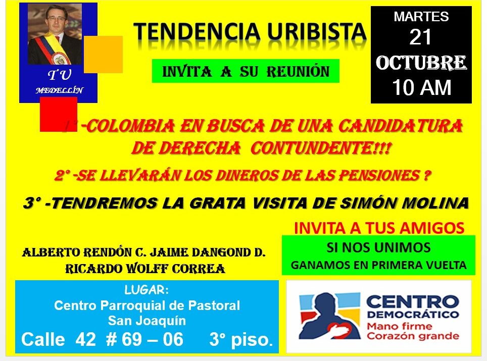 Colombia en busca de una candidatura de derecha contundente Ruta Noticias