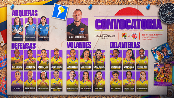 Selección Colombia Femenina de Mayores no Ruta Noticias