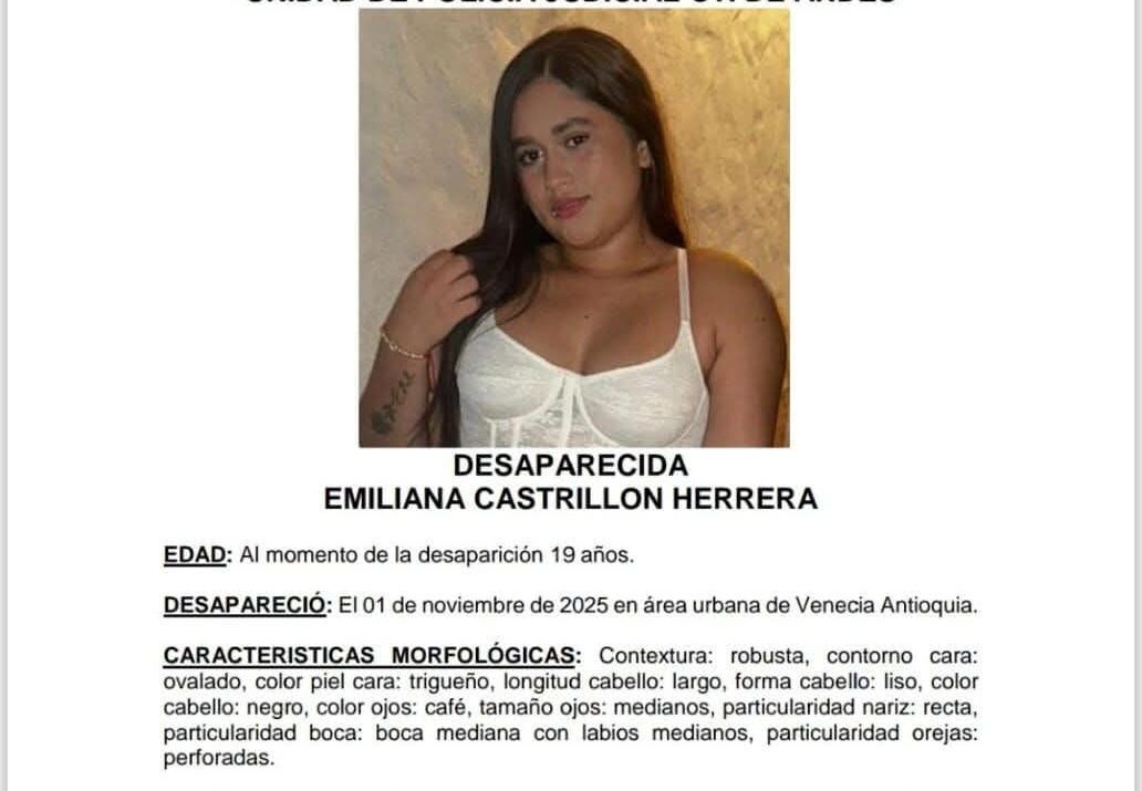 Emiliana Castrillón Herrera desaparecida Ruta Noticias