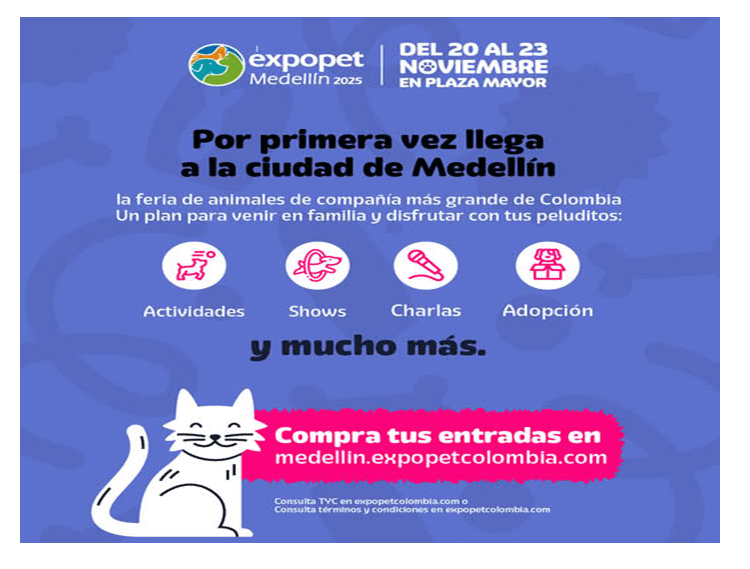 Expopet Medellín Corferias Ruta Noticias