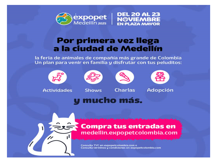 Expopet Medellín Corferias Ruta Noticias