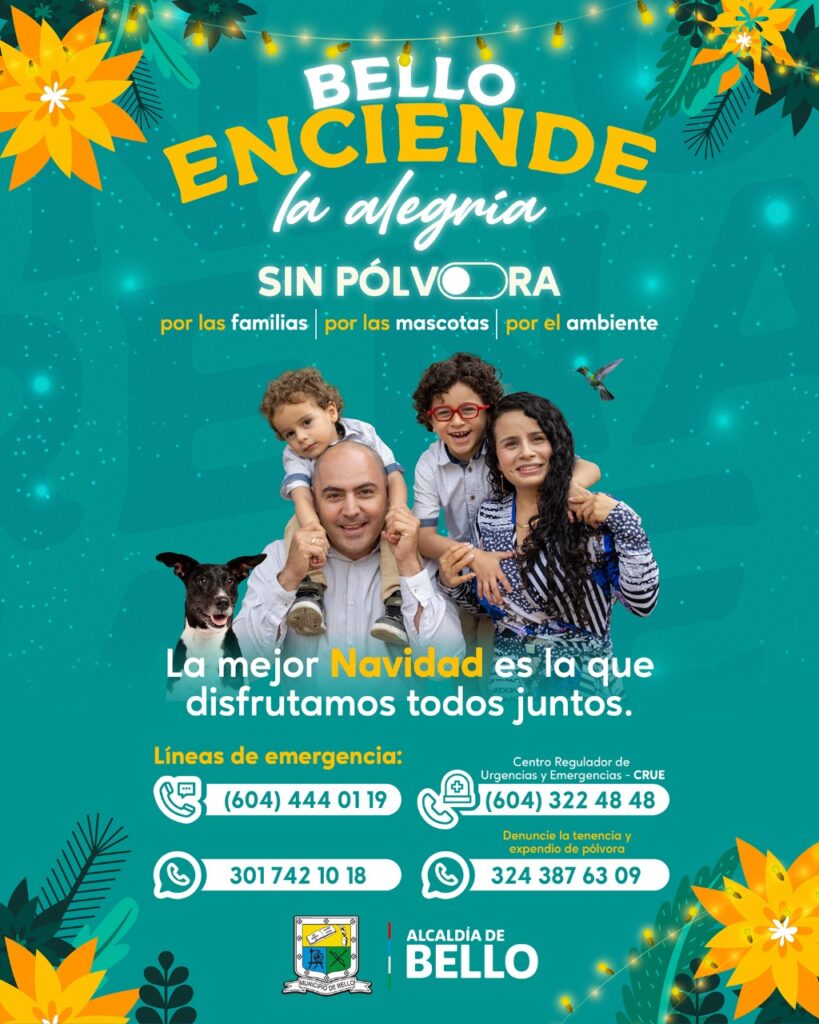 Bello renace y enciende la alegría en navidad Ruta noticias