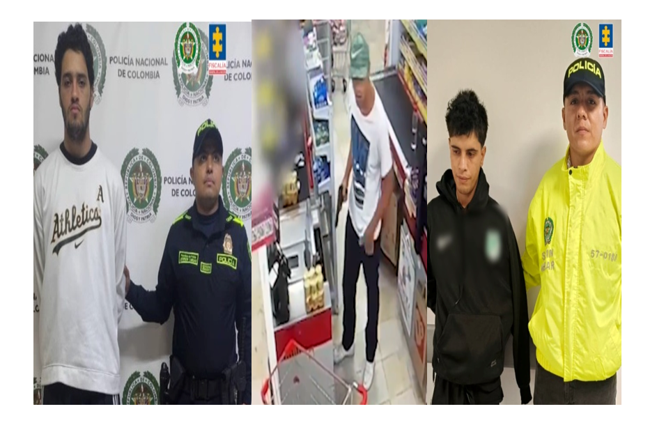 Yeiner Carmona, alias Mandíbula, y Mateo Marín, alias aretes, los ladrones del D1 Ruta noticias