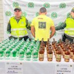 decomiso de 120 botellas de licor adulterado Ruta Noticias