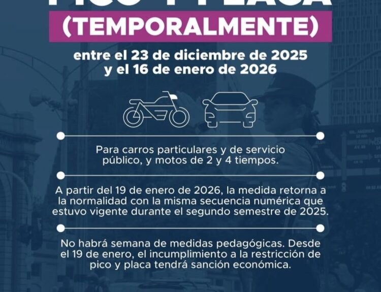 Suspenden el pico y placa en el Valle de Aburrá Ruta Noticias