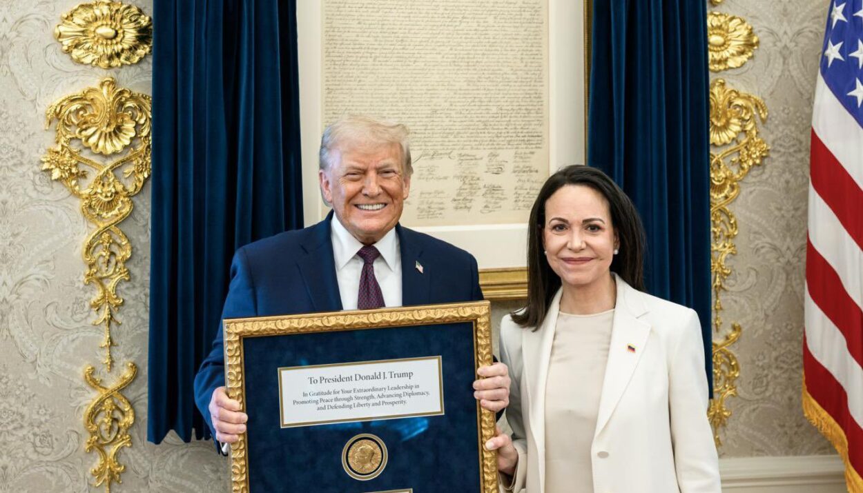 María Corina Machado y Donald Trump Ruta Noticias