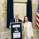 María Corina Machado y Donald Trump Ruta Noticias