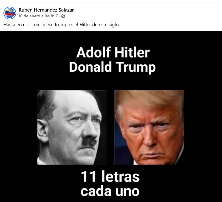 Donald Trump no es Hitler Ruta Noticias