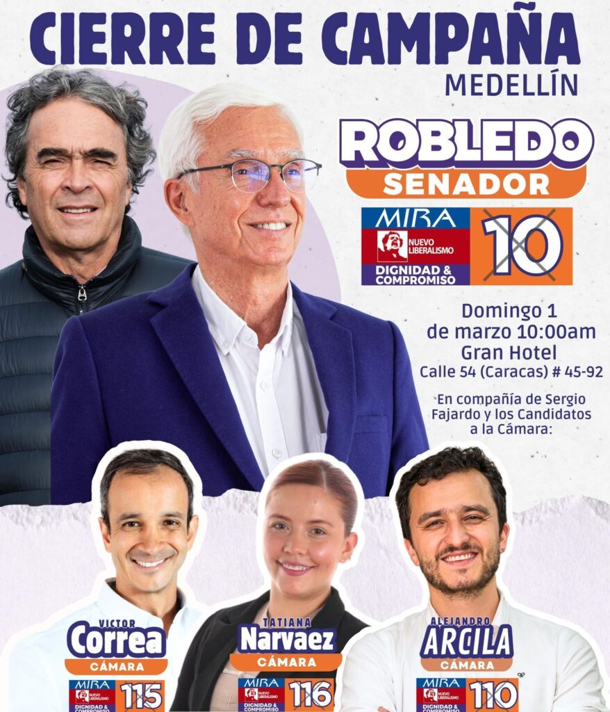 Jorge Robledo cierra su campaña Ruta Noticias