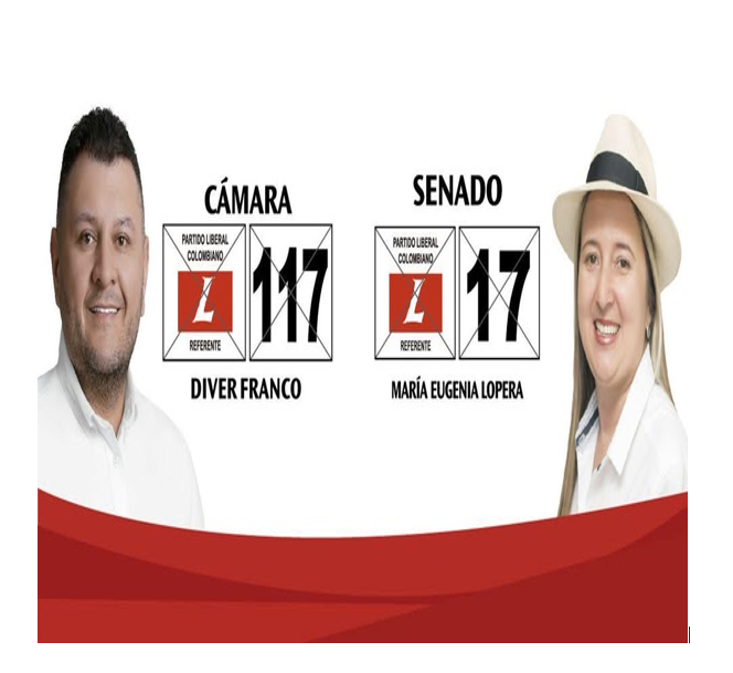 Renovación Liberal Diver Franco y María Eugenia Lopera Ruta Noticias