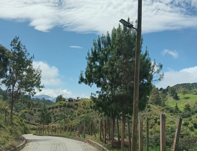 iluminación solar en Abejorral Ruta Noticias