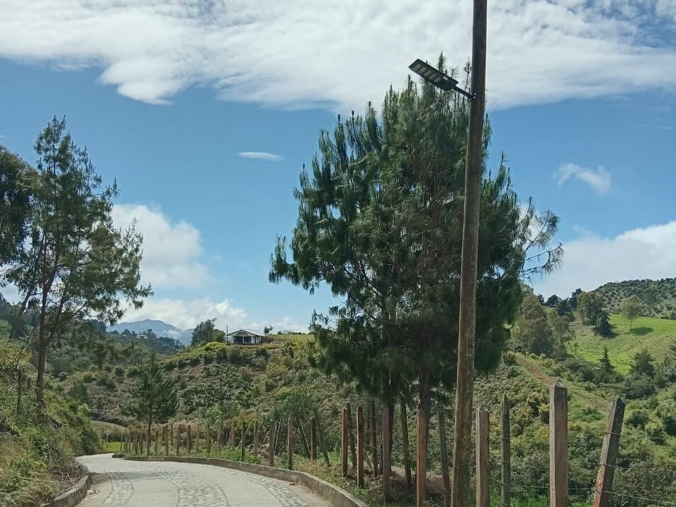 iluminación solar en Abejorral Ruta Noticias